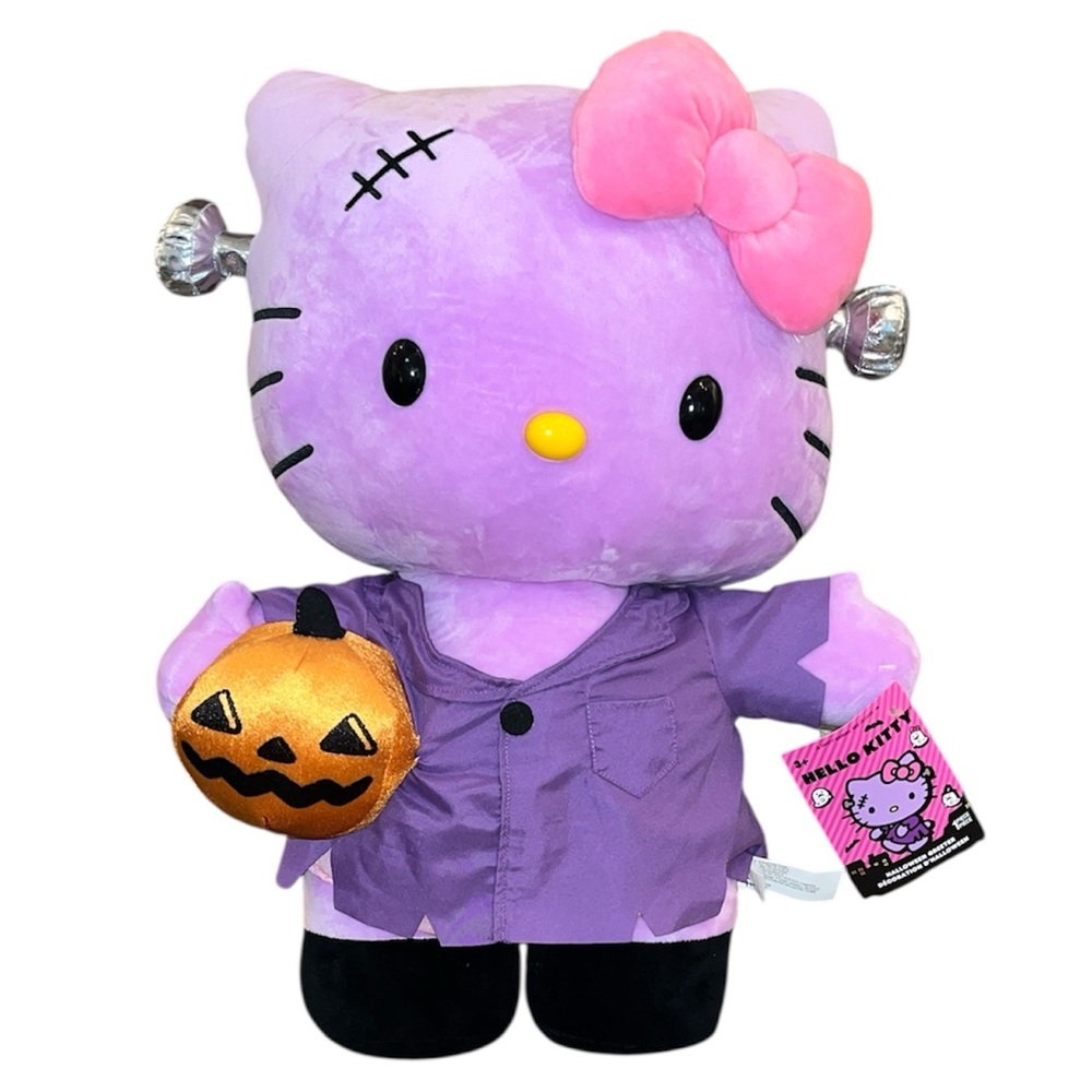 Hello Kitty NWT! LARGE 19.5” Frankenstein Halloween Greeter Decoration